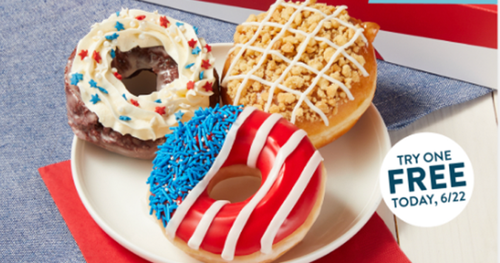 Free Let Sweetness Ring Doughnut at Krispy Kreme – Today Only!