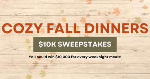 Cozy Fall Dinner $10K Sweepstakes